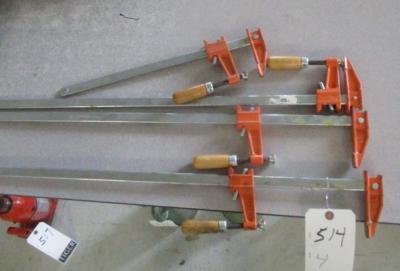 Lot of 12" One-Handed Bar Clamp