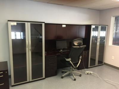 Lot of Office Wood Cabinets