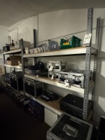 (2) Storage Racks w/Particle Board