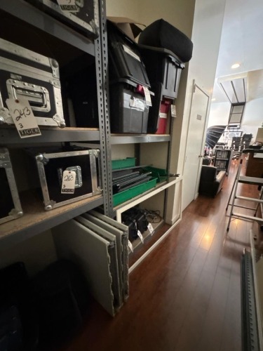 (2) Storage Racks w/Particle Board