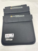 (3) Tiffen Solid Cyan Filters