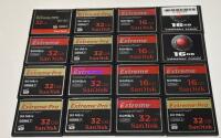 (16) CompactFlash Memory Cards