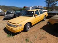 1993 Ford Crown Victoria Sedan, VIN- 2FALP74W0PX111875, Mileage- 194675, V8 Fuel Injected, Automatic, Cloth Front Bucket Seats And Vinyl Rear Bench Seat, Factory AC