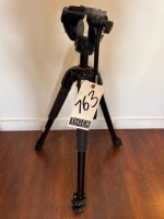 Manfrotto Aluminum 3-Section Tripod w/Fluid Head