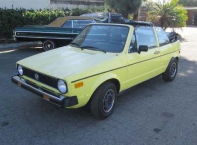 1986 VW Rabbit Convertible, VIN- WVWCA0156GK003004, Manual, Interior Is In Good Condition, Factory AC, After Market AM/FM Cassette