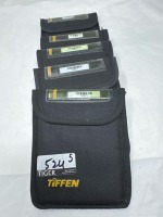(5) Tiffen Black Satin Filters