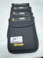 (4) Tiffen Black Pearlescent Filters