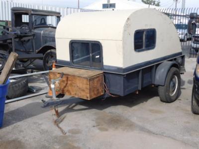 Home Made Tear Drop Camper On Utility Trailer, VIN- 4HXSU08111C036273