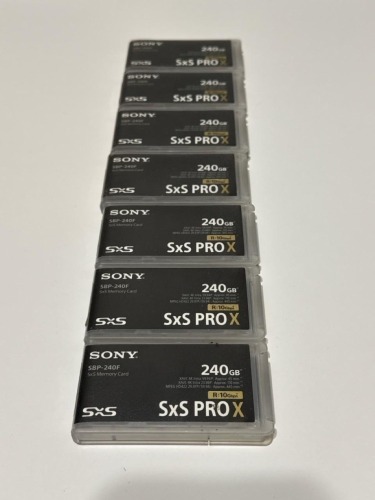 Sony 240GB SxS Pro X Memory Cards