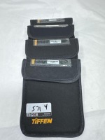 (4) Tiffen Hard Edge ND Filters