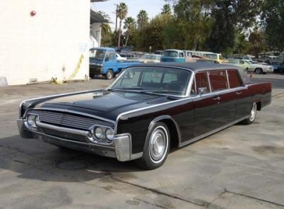 1965 Lincoln Lehman Peterson Limousine, VIN- 5Y80N434971, Mileage- 37614, BEAUTIFUL LIMO BUILT BY LEHMAN PETERSON RUMORED TO BE ONE OF 75 BUILT IN THE 60'S THIS CAR IS PERFECT! TRUE LOW MILEAGE VEHICLE. CONVERTERED TO A 1961 for SAVING MR BANKS!