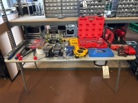 Wireless Hackzall Reciprocating Saw / Bench Grinder / Tools / Bench Vises