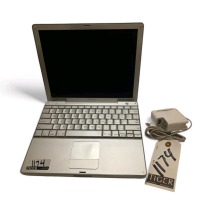 2004 Apple PowerBook G4 Laptop w/Power Supply