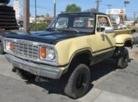 79 Dodge 1/2 Ton Stepside P/U 2WD, VIN- W13JT9S107087, Mileage- 29000