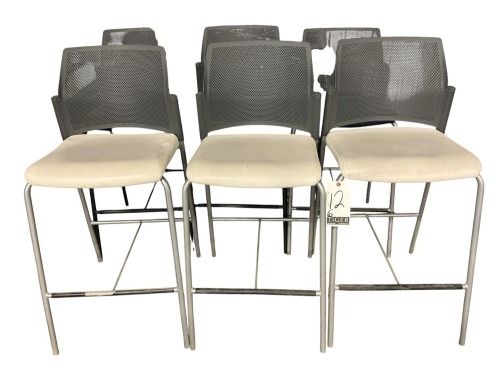Rouillard Bar-Height Stackable Chairs