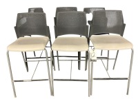 Rouillard Bar-Height Stackable Chairs