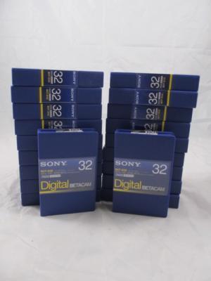 Sony 32 Digital Betacam Tapes M/N BCT-D32