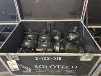 (12) Assorted Stage Lights w/ Case