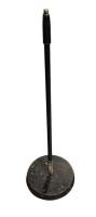 Black Straight Microphone Stands