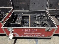 (12) Wash Lights and Power Supply w/ Case
