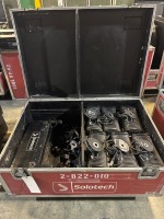 (12) Wash Lights w/ Power Supply and Case