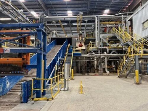 Complete Late-Model OCC Fiber Processing & Recycled Pulp Production Plant & Drying System