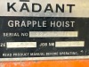 Kadant Wash Tower w/ Grapple & Hoist - 21