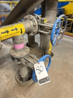 (10) Assorted Hand Operated Knife Gate Valves