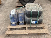 (2) SKF Explorer Spherical Roller Bearings w/ Housings