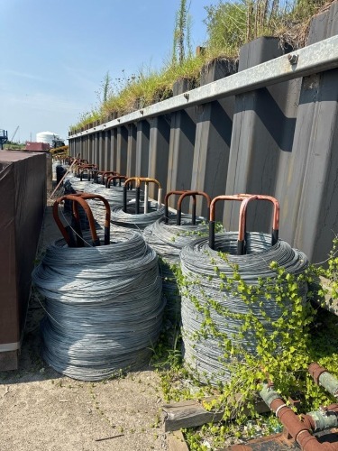 (15) Spools Galvanized Steel Wire