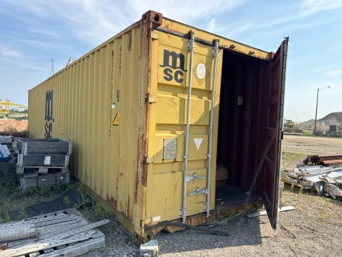 40' Shipping Container w/ Shelving