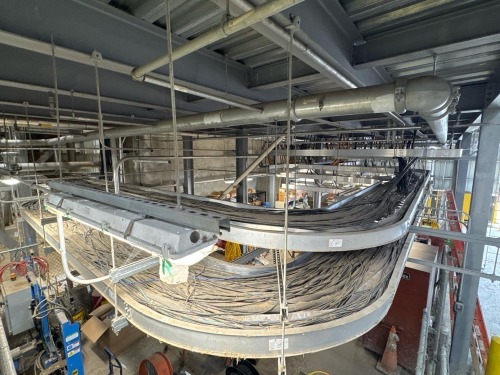 Cable Trays w/ Assorted Cable