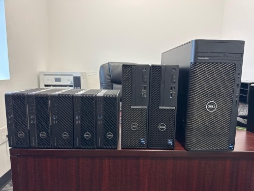 (8) Assorted Dell Desktop Computers