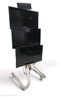 Insignia LED TV's w/Mobile AV TV Stand