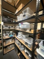 Storage Shelves w/Contents