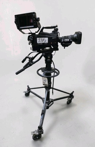 Vinten Camera Pedestal w/Vision 100 Fluid Head