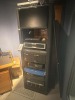 AV Broadcast Equipment w/Rack - 6