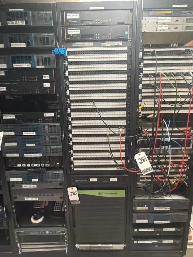 Network Server Rack w/ Components
