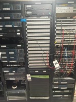 Network Server Rack w/ Components