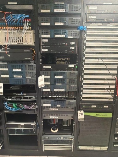 Network Server Rack w/ Components