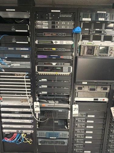 Network Server Rack w/ Components