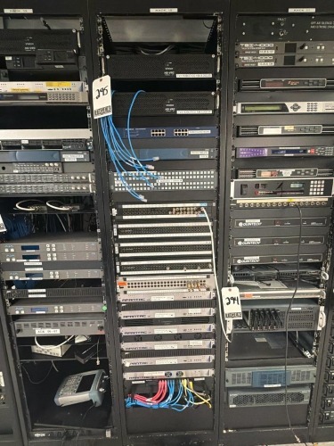 Network Server Rack w/ Components
