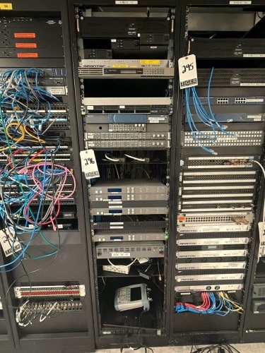 Network Server Rack w/ Components