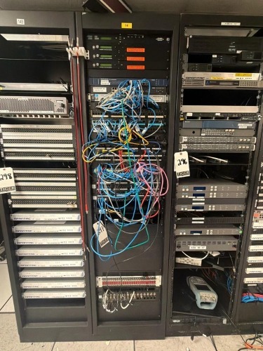 Network Server Rack w/ Components