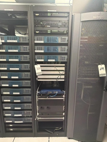 Network Server Rack w/ Components