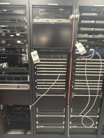 Network Server Rack w/ Components