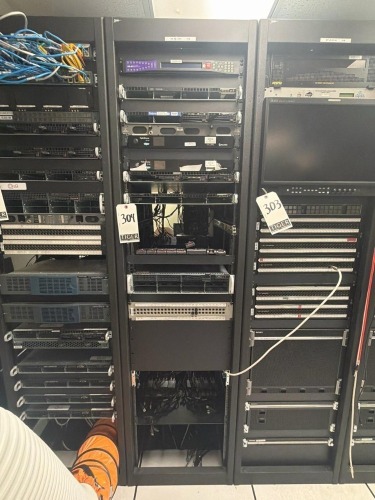 Network Server Rack w/ Components
