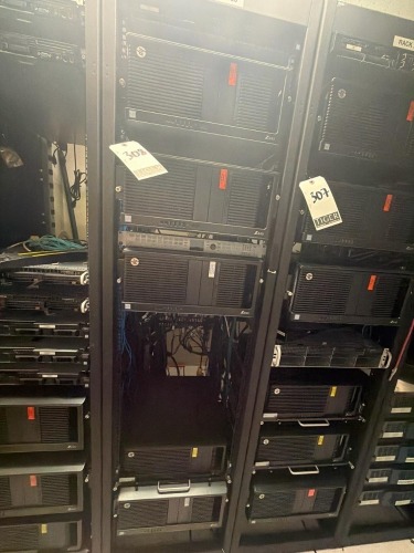 Network Server Rack w/ Components