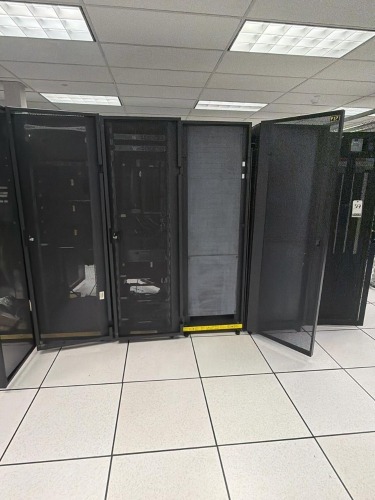 (4) Assorted Network Server Racks w/ Components