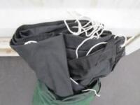 12' x 12' Solid Black